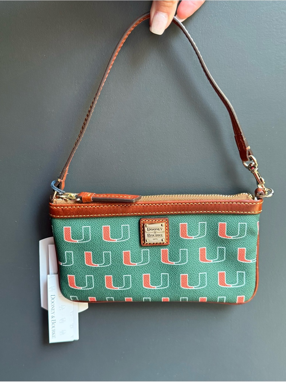 NWT Dooney & Bourke
University of Miami Wristlet